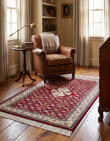 3' 2 x 4' 10 Hand Knotted Lahour Wool Rug