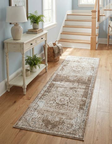 Khaki Villa Runner Rug