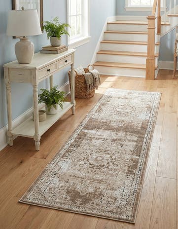 Khaki Villa Runner Rug
