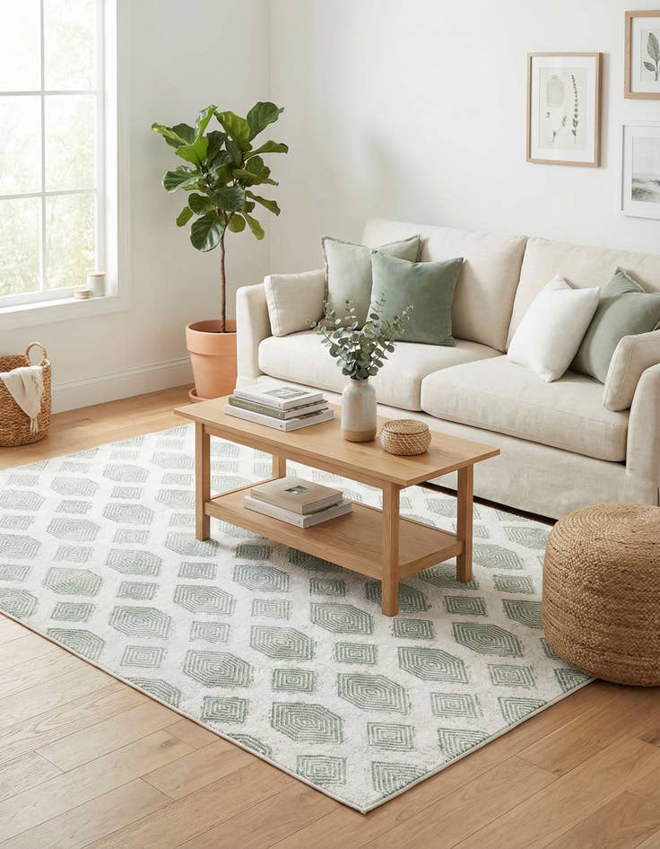 Detail image of 6' 4 x 9' Sabrina Soto Casa Havana Rug