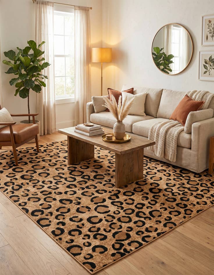 Detail image of 7' 10 x 7' 10 Savannah Square Rug