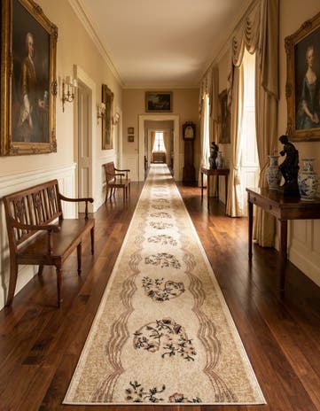 2' 8 x 65' Tabriz Design Rug