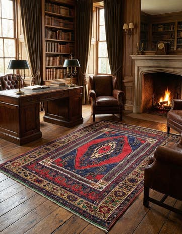 4' 2 x 6' Hand Knotted Anatolian Wool Rug