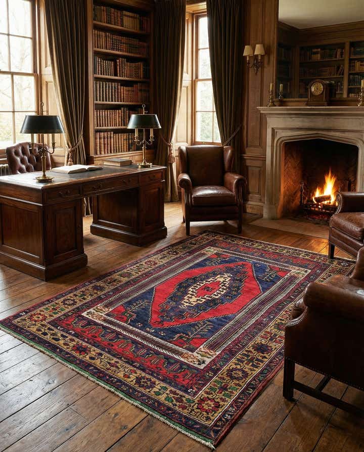 4' 2 x 6' Hand Knotted Anatolian Wool Rug