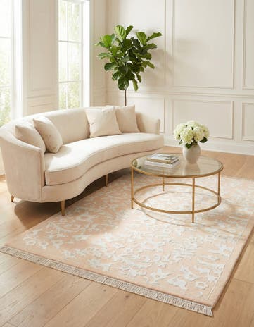 4' 1 x 5' 11 Hand Knotted Darya Wool Rug
