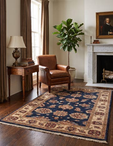 3' 1 x 4' 9 Hand Knotted Ziegler Rug