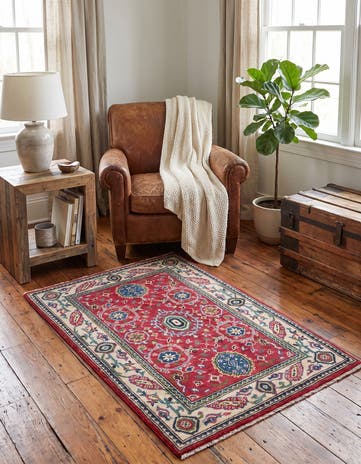 2' 9 x 4' 1 Hand Knotted Kazak Rug