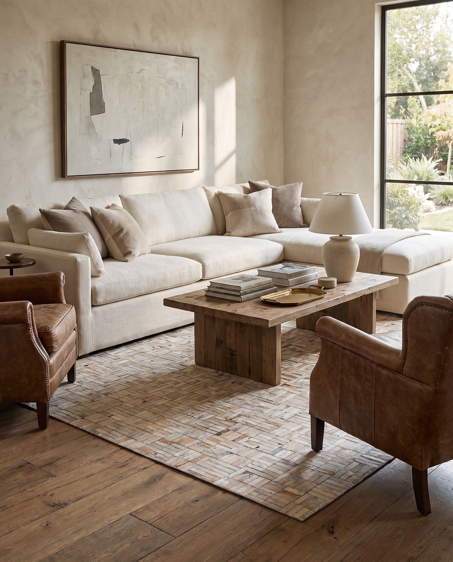5' x 7' 10 Cowhide - Patchwork Rug
