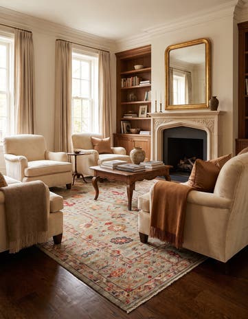 6' 11 x 9' 6 Hand Knotted Ariana Ziegler Rug