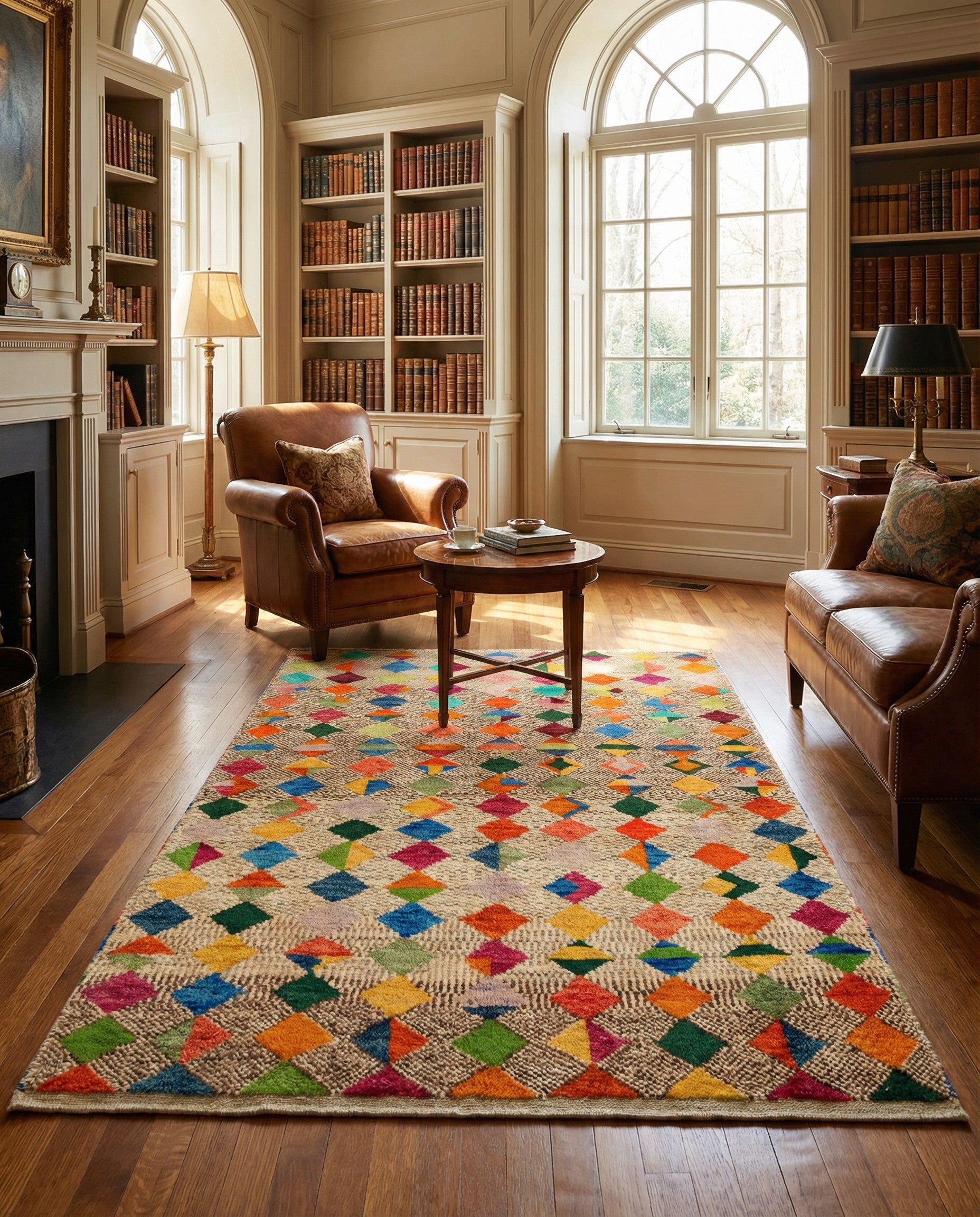 4' 3 x 6' Hand Knotted Balouch Wool Rug