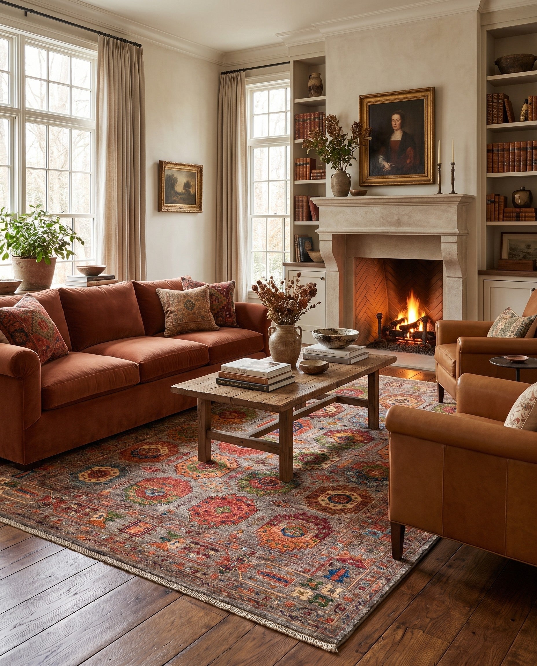 7' x 9' 11 Hand Knotted Ariana Ziegler Rug