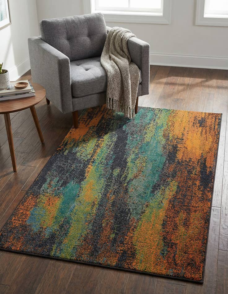 Detail image of 3' 3 x 5' 3 Washable Sevilla Rug