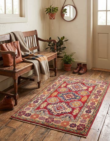 2' 7 x 4' 1 Hand Knotted Kazak Rug