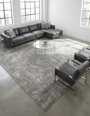 Gray Oregon Square Rug