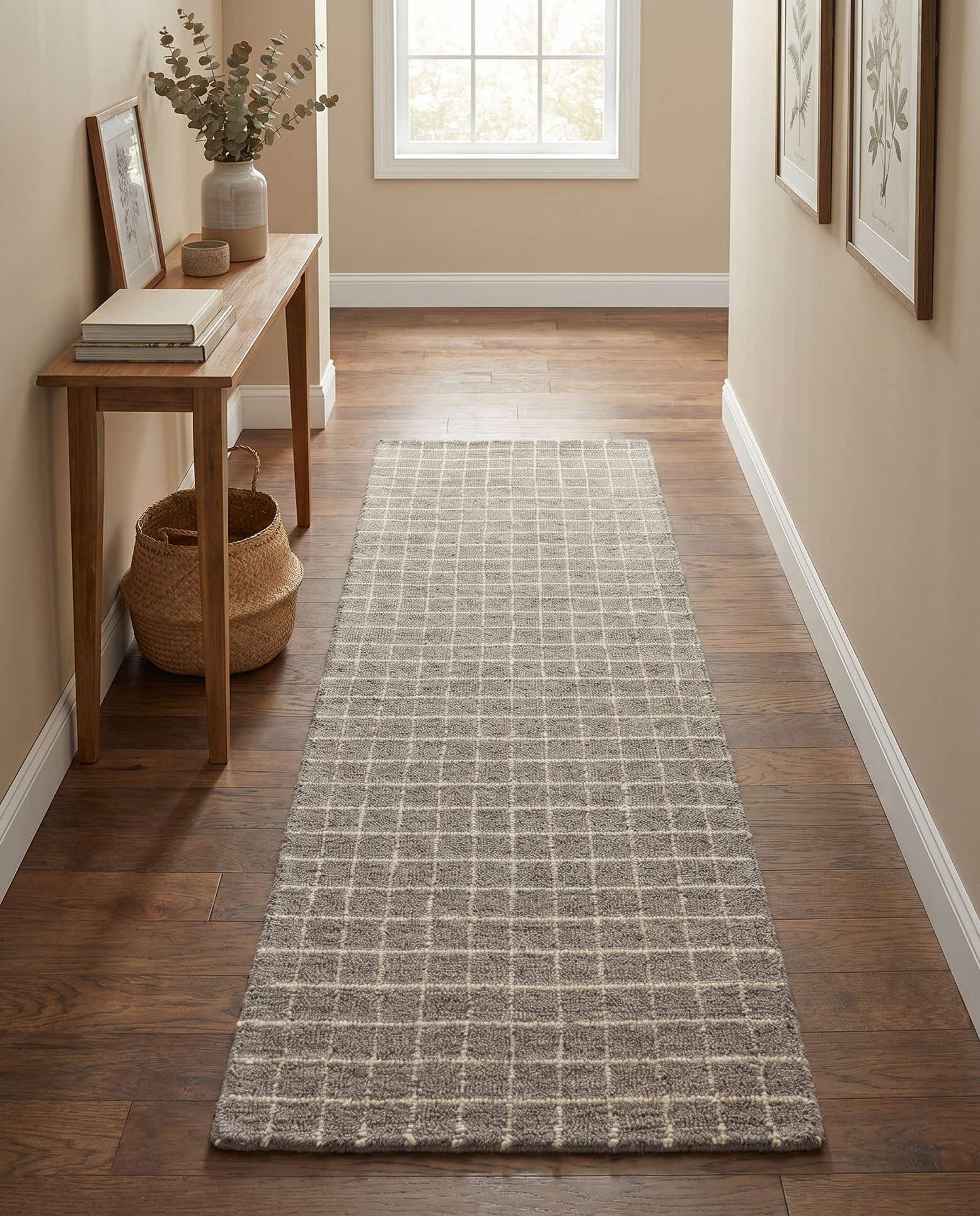 2' x 6' 1 Heritage Line Wool Runner Rug