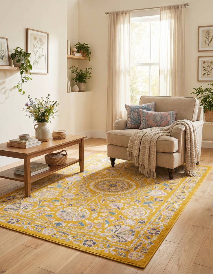 Detail image of 4' x 6' Blossom Rug