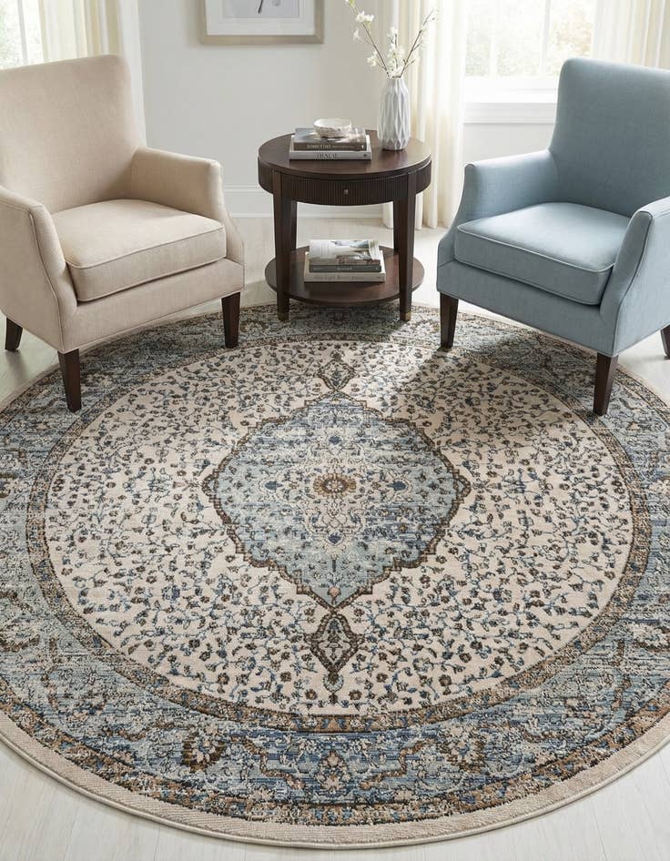 Detail image of 8' x 8' Nyla Round Rug