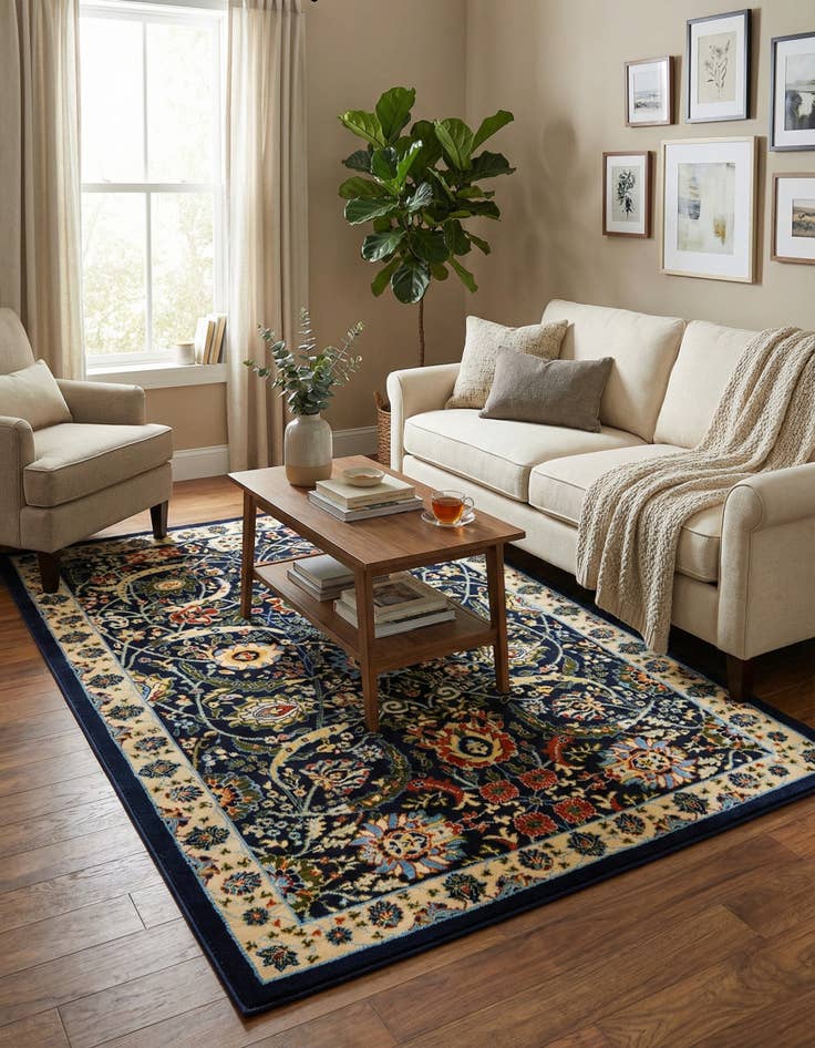 Detail image of 5' 3 x 8' Neda Rug