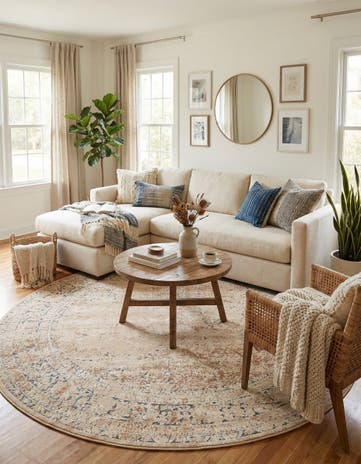 7' 10 x 7' 10 Eliza Round Rug