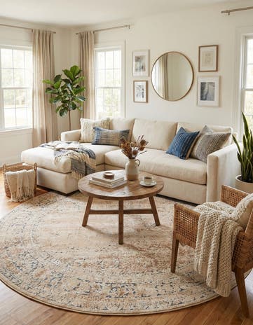 7' 10 x 7' 10 Eliza Round Rug
