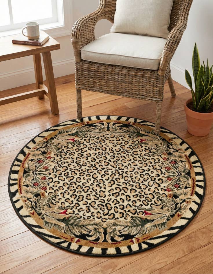 Detail image of 3' x 3' Savannah Round Rug