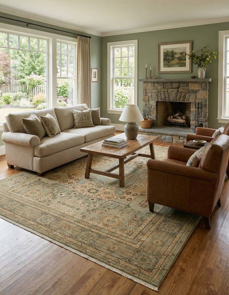 Detail image of 10' x 11' 4 Mamluk Rug