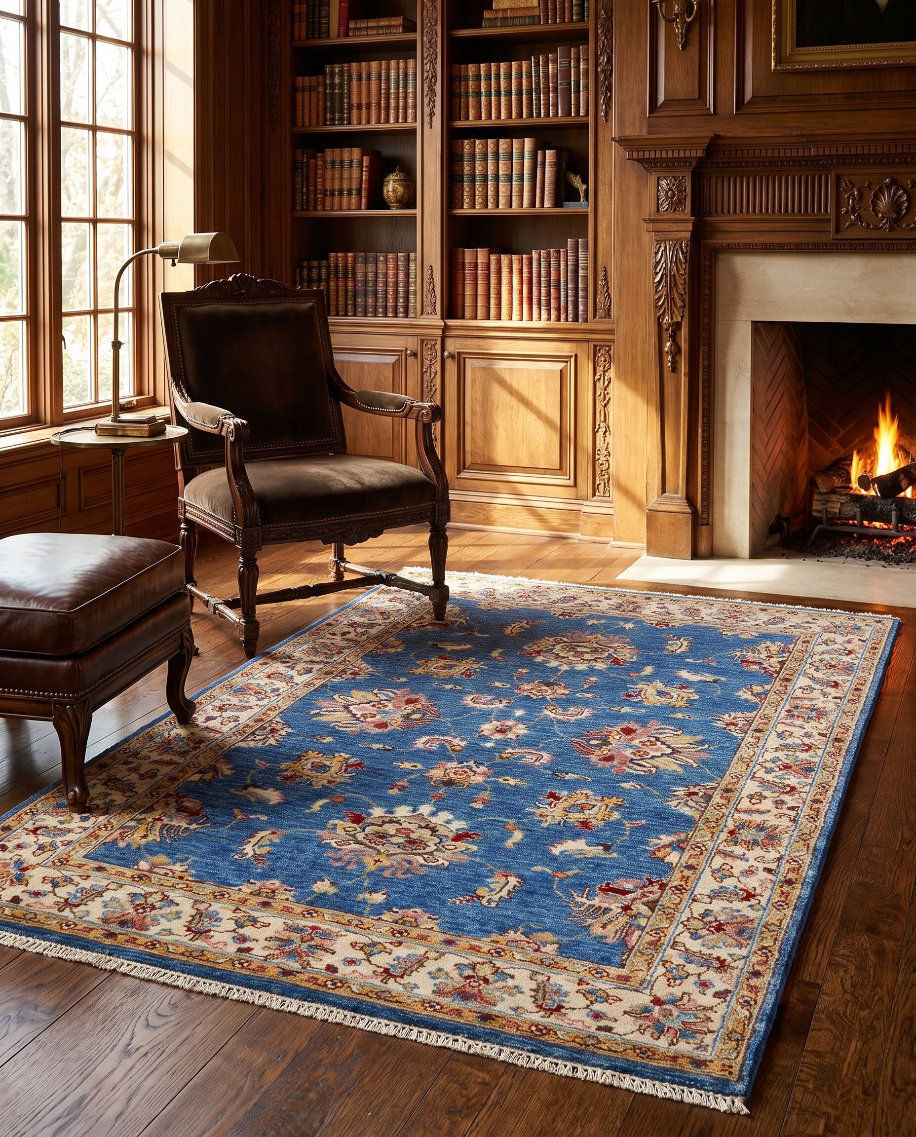 4' x 6' 4 Hand Knotted Ariana Ziegler Rug