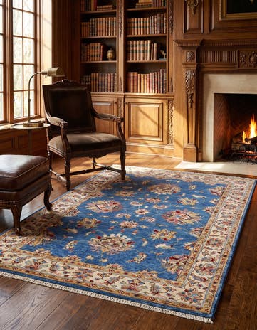 4' x 6' 4 Hand Knotted Ariana Ziegler Rug