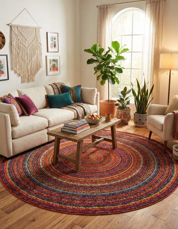 7' 10 x 7' 10 Calypso Round Rug