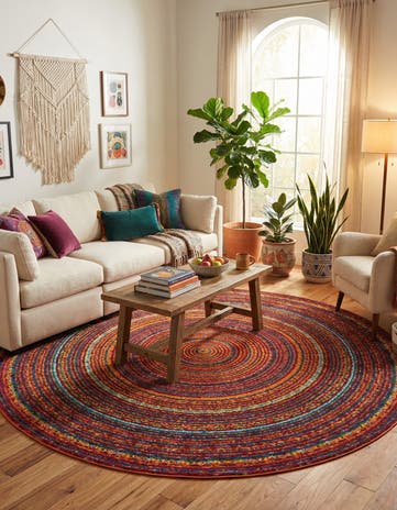 7' 10 x 7' 10 Calypso Round Rug