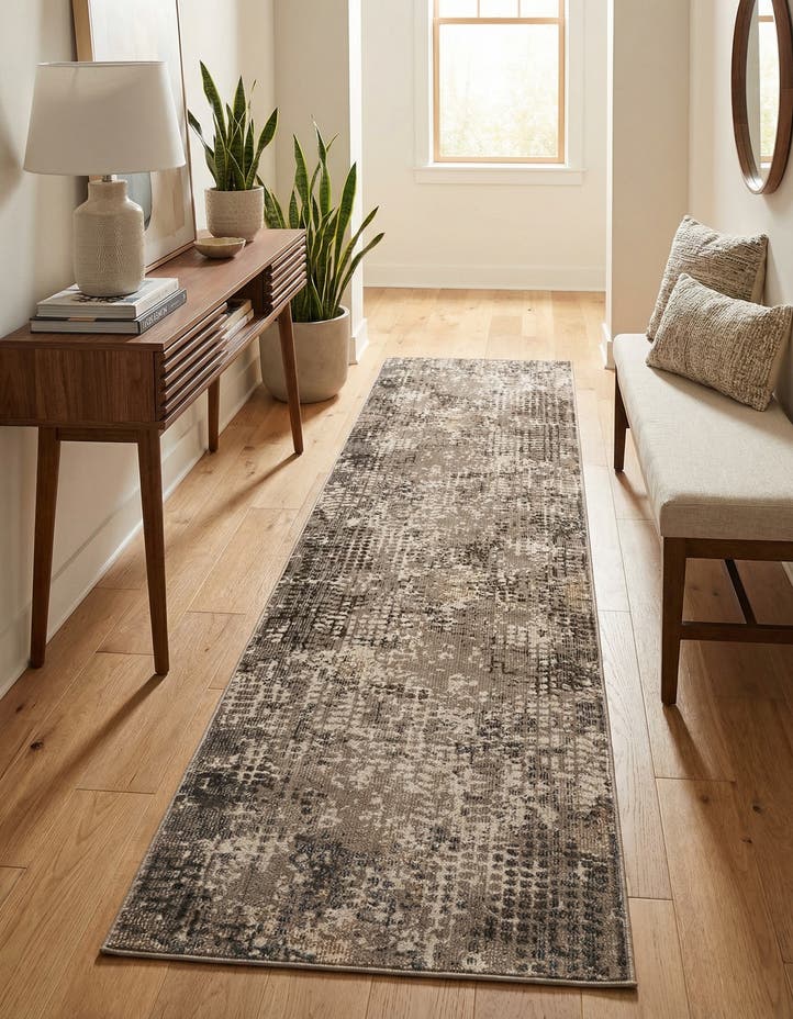 2' 7 x 10' Washable Theia Runner Rug