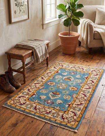 2' x 3' Hand Knotted Kazak Rug