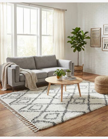 Ivory Lagom Shag Rug