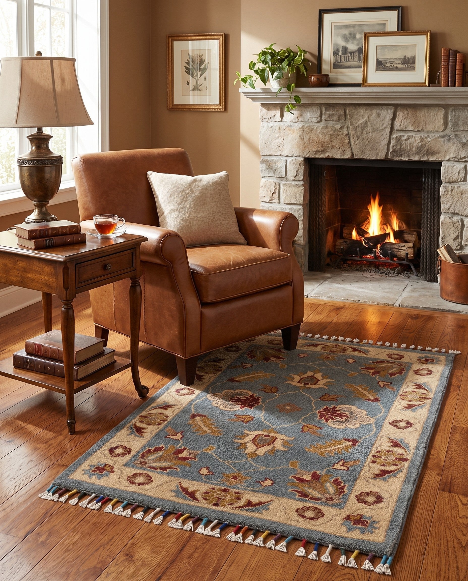2' x 3' 1 Hand Knotted Ariana Ziegler Rug