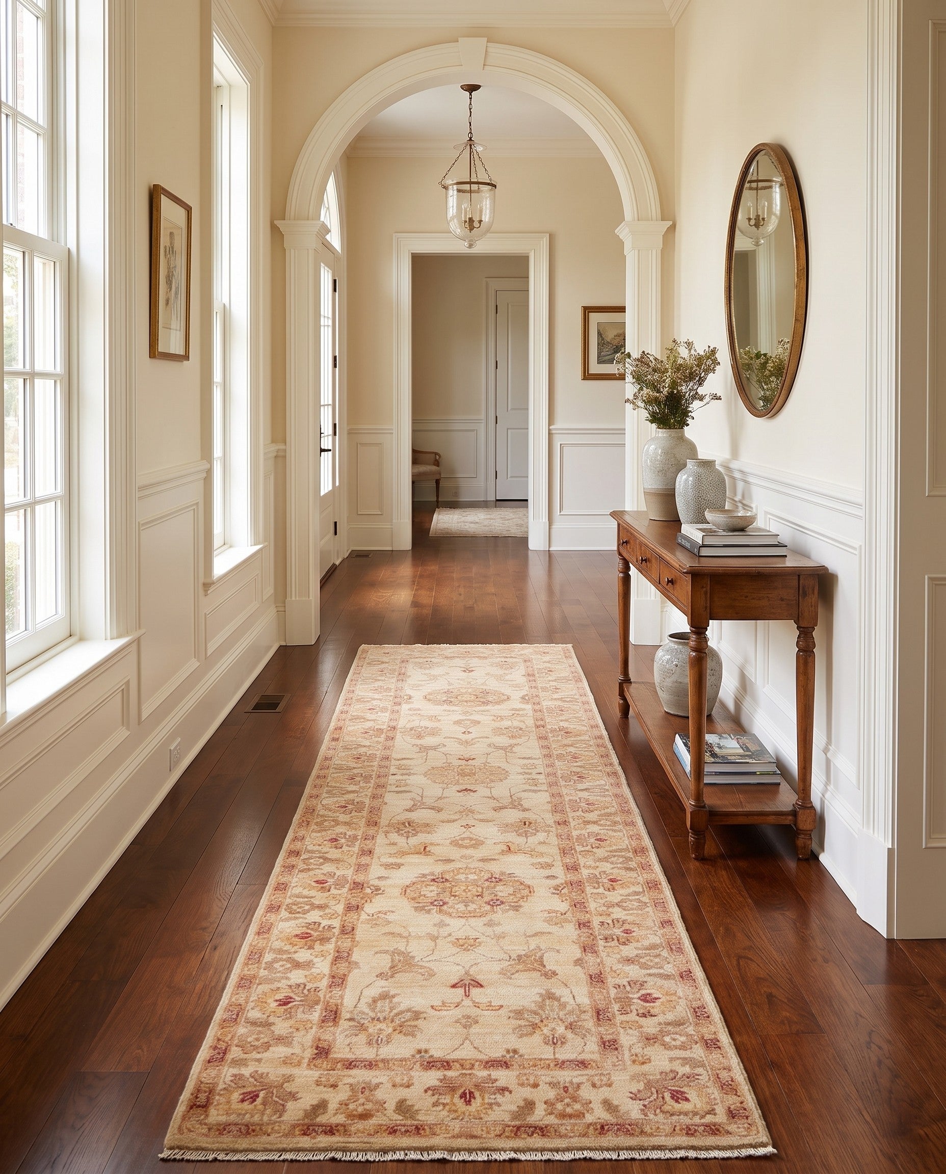 2' 6 x 9' 4 Hand Knotted Ziegler Runner Rug