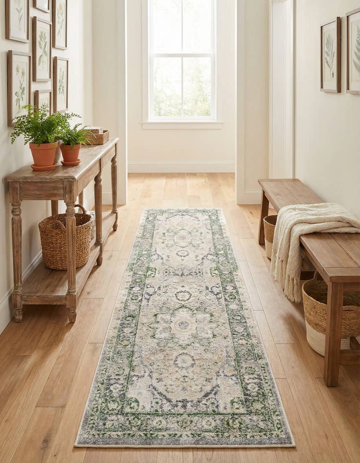 Detail image of 2' 7 x 10' Madeline Vintage Runner Rug