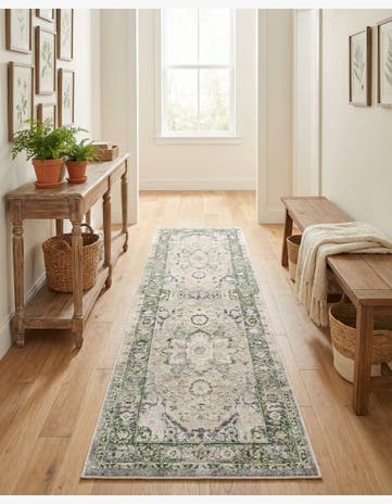 2' 7 x 10' Madeline Vintage Runner Rug
