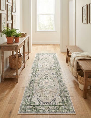 2' 7 x 10' Madeline Vintage Runner Rug