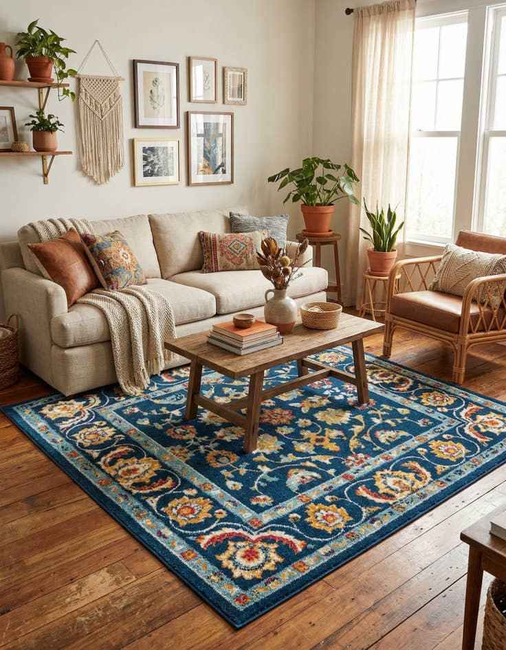 Detail image of 6' x 6' Aurelia Square Rug