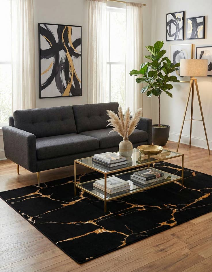 Detail image of 5' 3 x 7' Vogue Geo Rug