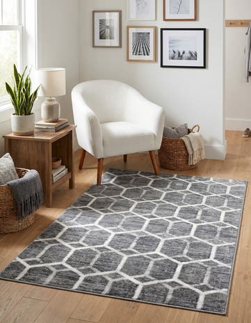 3' 3 x 5' 3 Lattice Trellis Rug