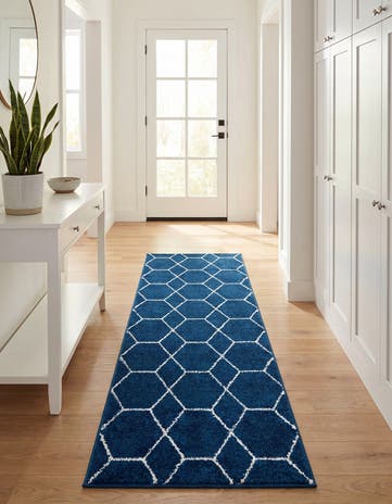 2' x 6' Lattice Frieze Runner Rug