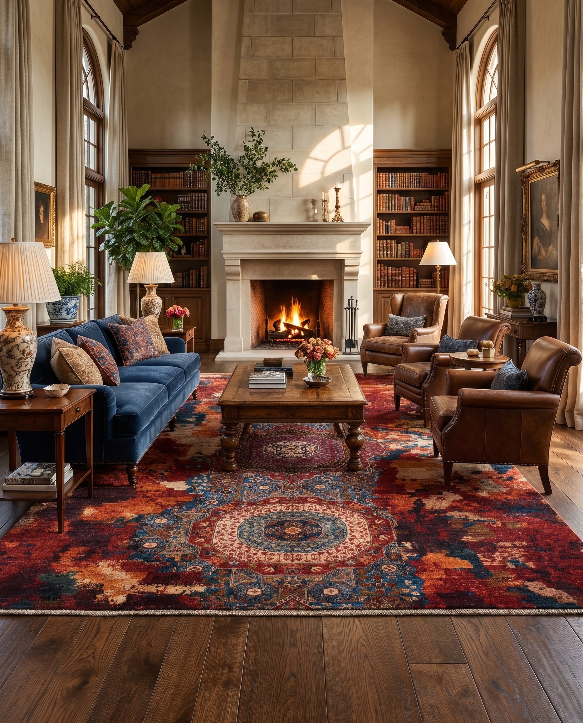 8' 2 x 10' 1 Hand Knotted Mamluk Ziegler Rug