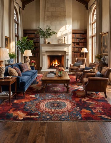 8' 2 x 10' 1 Hand Knotted Mamluk Ziegler Rug