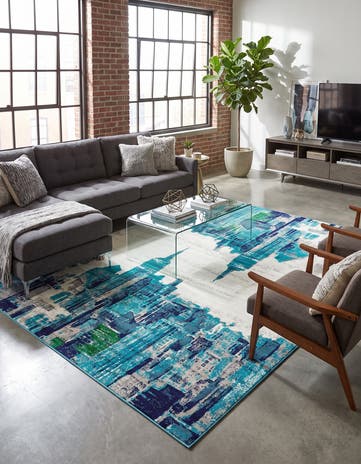 Turquoise Sydney Rug