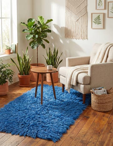 2' 5 x 4' 6 Hand Knotted Moroccan Wool Rug