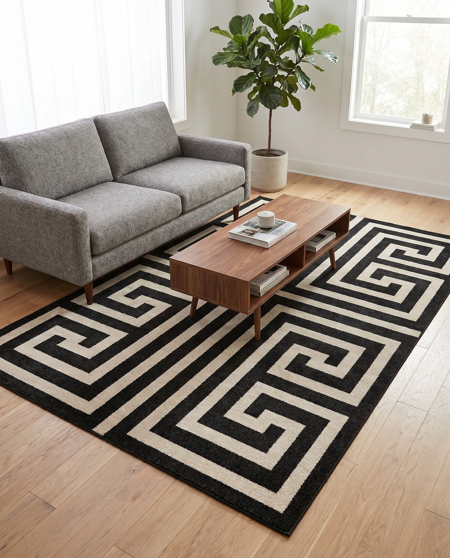 Black Hera Rug