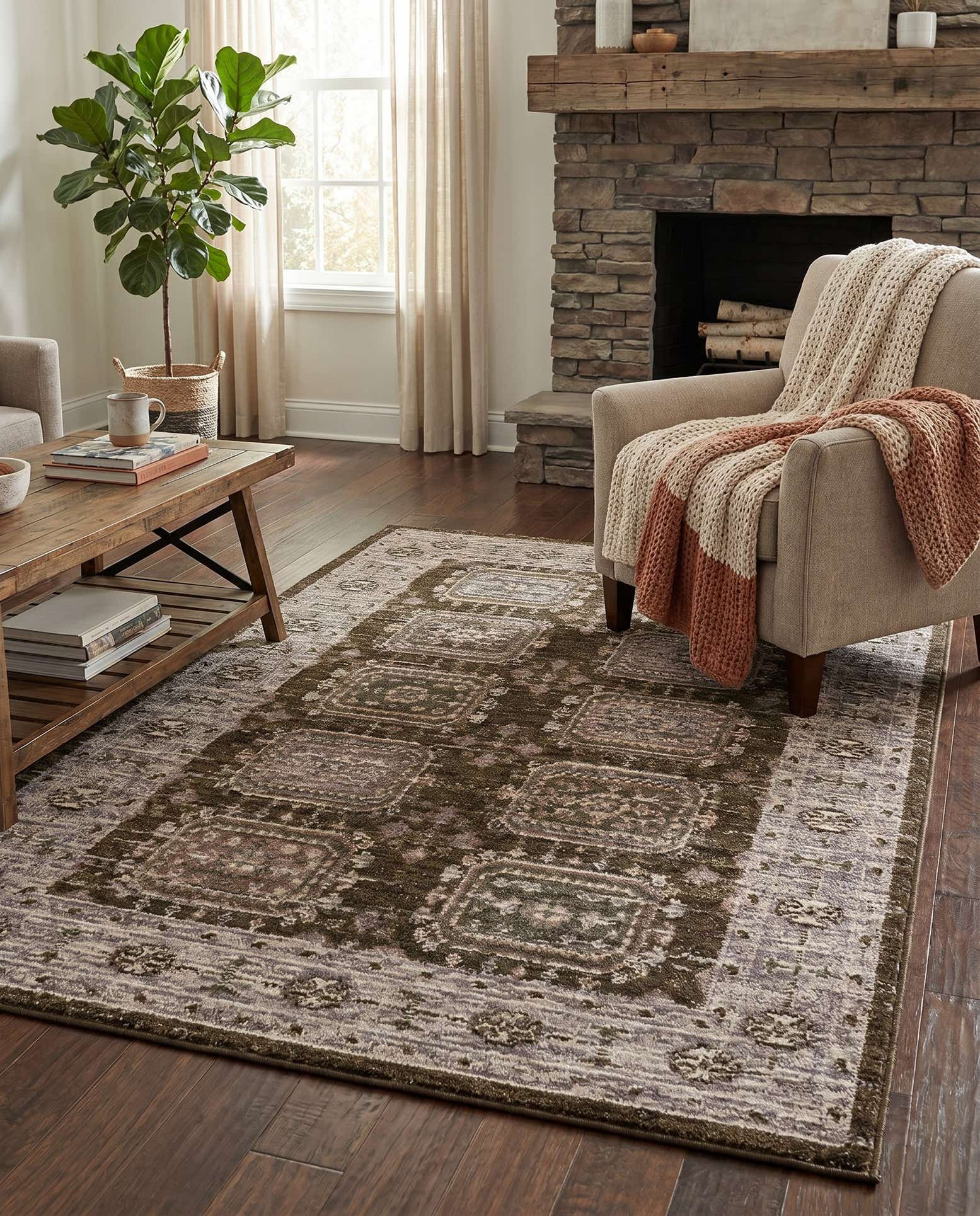 4' x 6' 3 Grand Tradition Rug