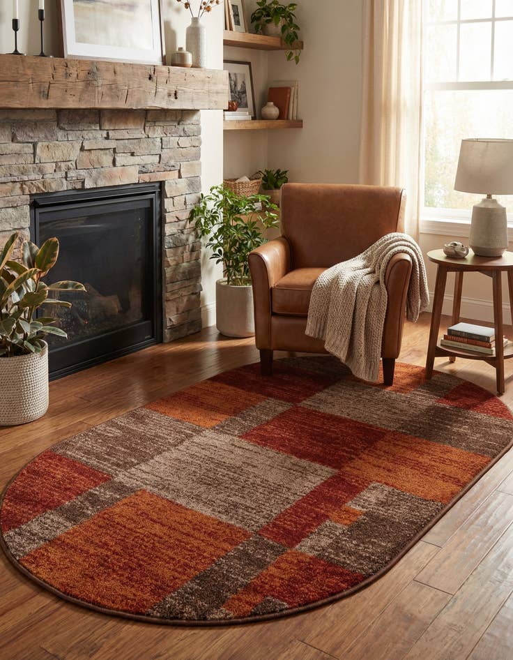 Detail image of 3' x 5' 3 Equinox Oval Rug