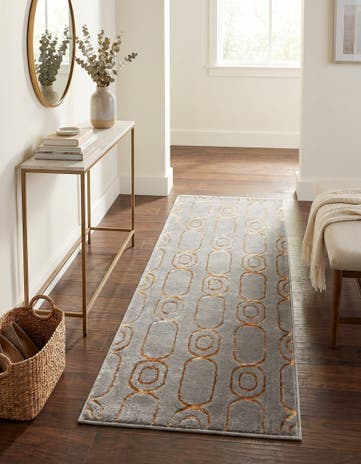 2' x 5' Vogue Geo Runner Rug